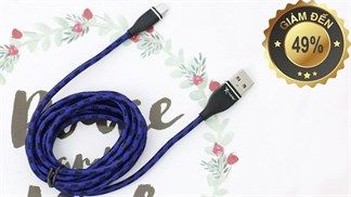 Giá rẻ online cuối tuần: Rất nhiều cáp sạc giảm sốc lên đến 49%, giá chỉ từ 60k mà thôi, tham khảo ngay để không bỏ lỡ