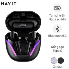  Tai nghe Bluetooth True Wireless Havit TW970 