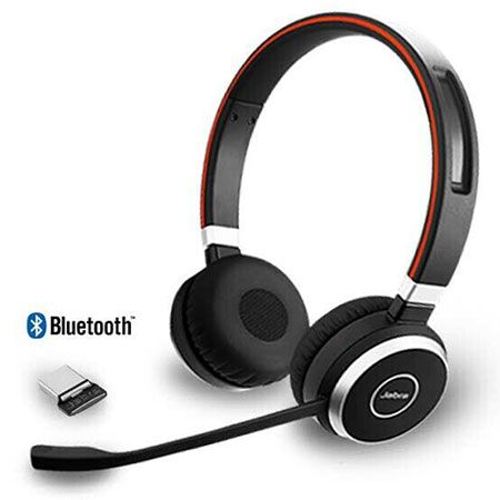 Tai Nghe Hai Bên Jabra Evolve 65 Headset Uc Stereo – Không Dây