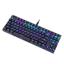 Motospeed Ck101 87 Key Nkro Rgb Backlit Mechanical Gaming Keyboard Illuminated Keyboard For Gaming & Typing