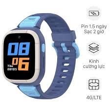  Đồng hồ định vị trẻ em Kidcare S6 4G Xanh Dorablue 