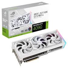  VGA ASUS ROG Strix GeForce RTX 4090 24GB GDDR6X White OC Edition 