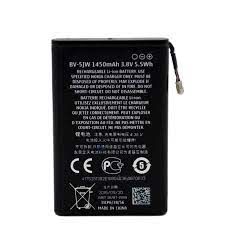 Pin Battery Nokia Bv-5jw - 1450 Mah Zin Theo Máy