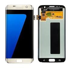  Full Lcd Samsung S7 Edge Gold + Nắp Lưng Khắc Imeia 