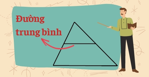 Lý thuyết về đường trung bình của tam giác, hình thang cực chi tiết