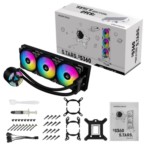 Tản Nhiệt Nước All In One S.tars S360 Golden Field