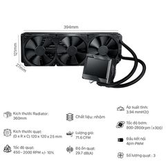  Tản Nhiệt Nước Asus Rog Ryujin Ii 360 