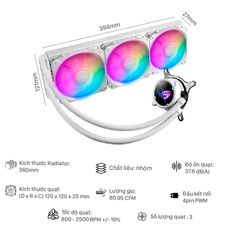  Tản Nhiệt Nước Asus Rog Strix Lc Ii 360 Argb We 