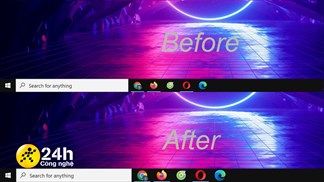Cách tăng kích thước icon trên thanh Taskbar mà không lo bị vỡ ảnh, giúp bạn sử dụng máy tính tốt hơn nhiều