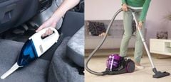  So sánh máy hút bụi cầm tay và máy hút bụi thông thường 
