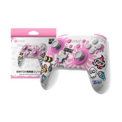  Tay Cầm Chơi Game Không Dây Iine Splatoon Màu Hồng 