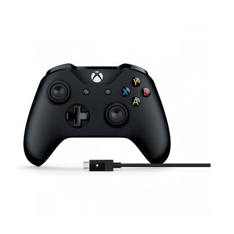 Tay Cầm Chơi Game Microsoft Xbox Wireless Controller - Black + Cable