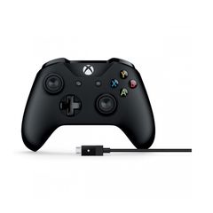  Tay Cầm Chơi Game Microsoft Xbox Wireless Controller - Black + Cable 