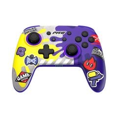  Tay Cầm Chơi Game Pmw (iine) Splatoon 3, Màu Tím Pha Vàng 