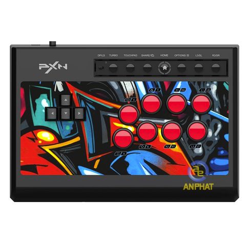 Tay Cầm Phím Cơ Arcade Fight Stick Pxn X8 Usb Đỏ Đen