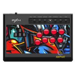  Tay Cầm Phím Cơ Arcade Fight Stick Pxn X8 Usb Đỏ Đen 