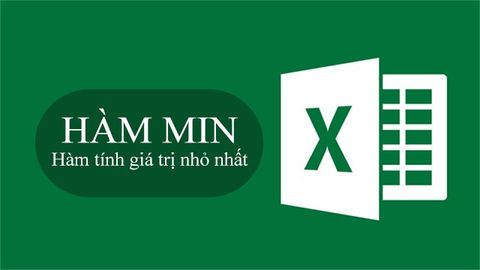 Cách sử dụng hàm MIN trong Excel tính giá trị nhỏ nhất cực đơn giản, có ví dụ minh họa