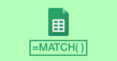  [Video] Cách sử dụng hàm MATCH trong Google Sheet trả về vị trí 