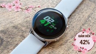Galaxy Watch Active cũ giảm linh đình đến 42% dịp cuối năm, cơ hội để tậu đồng hồ thông minh xịn với giá hời là đây chứ đâu