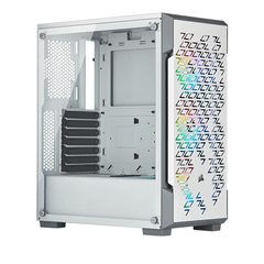  Corsair iCUE 220T RGB Airflow Tempered Glass White 