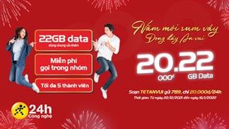 MobiFone tung gói cước data 'khủng' đón Tết an vui: Chỉ 20.000 đồng một ngày có ngay 22GB data cho 5 người