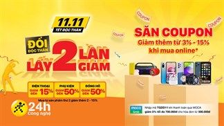 Chỉ còn hôm nay 14/11: Đổi Độc Thân lấy 2 lần giảm tại Trungtambaohanh.com, tha hồ mua sắm không lo về giá