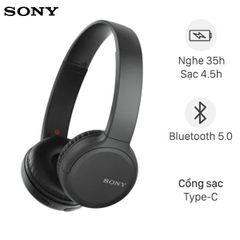  Tai nghe chụp tai Bluetooth Sony WH-CH510/BC Đen 
