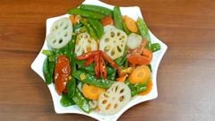  Cách làm củ sen xào chay thơm ngon thanh đạm dễ làm tại nhà 