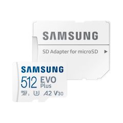  Thẻ Nhớ MicroSDXC Samsung EVO Plus 2024 512GB 160MB/s Với SD Adapter 