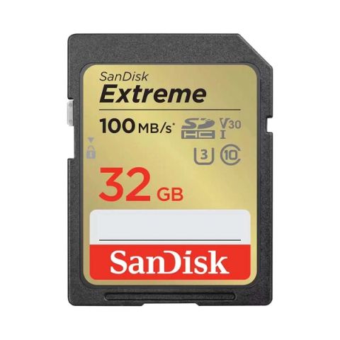 Thẻ nhớ SDHC SanDisk Extreme U3 V30 32GB 100MB/s