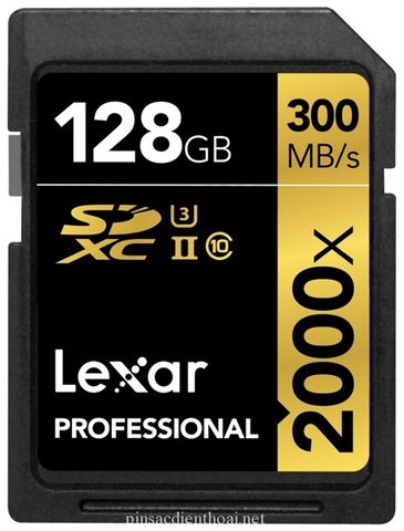 Thẻ nhớ 128GB Pro 2000X SDHC UHS2 U3 300MB/260MB/s