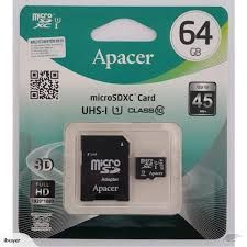 Thẻ Nhớ Apacer 64Gb - Micro Sd