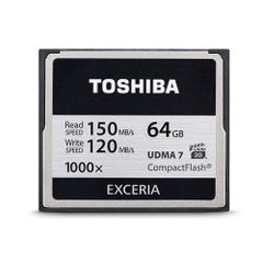  Thẻ Nhớ Compactflash (Cf) Toshiba Exceria 64Gb 1000X 