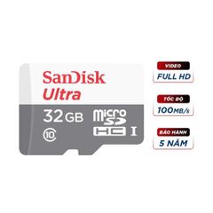  Thẻ Nhớ Microsd Sandisk Class 10 32/128gb 