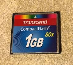 Thẻ Nhớ Transcend 1Gb - Cf