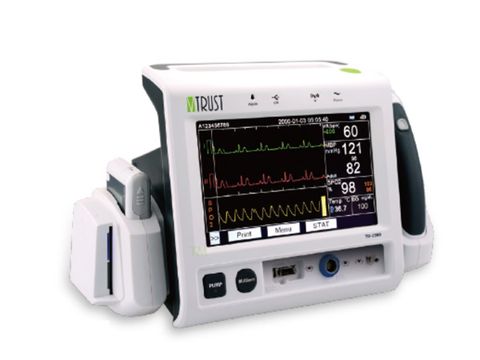Máy Monitor Theo Dõi 5 Thông Số Huyết Áp, Spo2, Nhiệt Độ, Đường Huyết, Ecg Td-2300