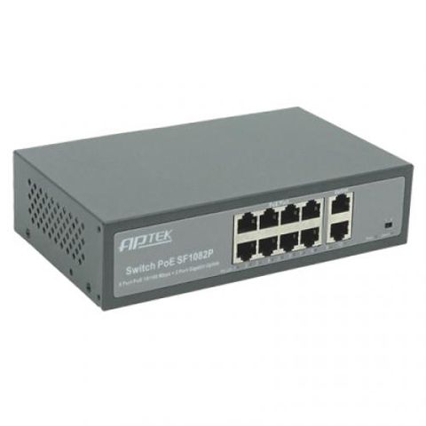 Thiết Bị Mạng Switch Aptek 8-port 10/100mbps Poe - Sf1082p