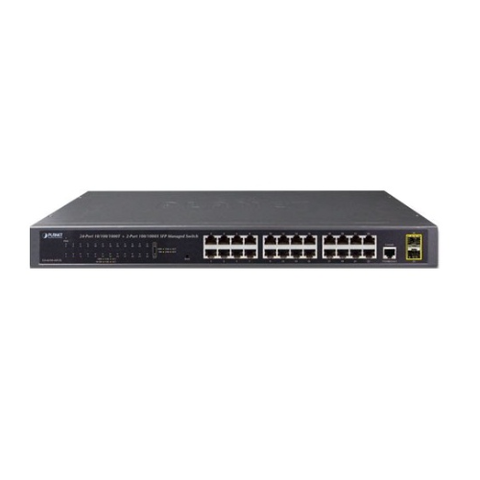 Thiết Bị Mạng Switch Planet 24 Ports Sfp Gs-4210-24t2s