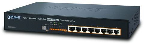 Thiết Bị Mạng Switch Planet 8 Ports Gsd-808hp