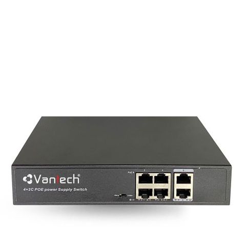 Thiết Bị Mạng Switch Poe Vantech Vp-t04s