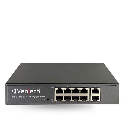 Thiết Bị Mạng Switch Poe Vantech Vp-t08s