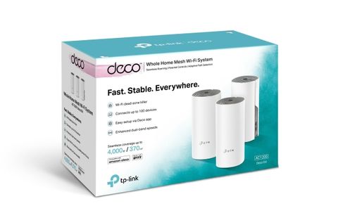 Thiết Bị Mạng Tplink Deco E4 2-pack Ac1200 2.4-5ghz