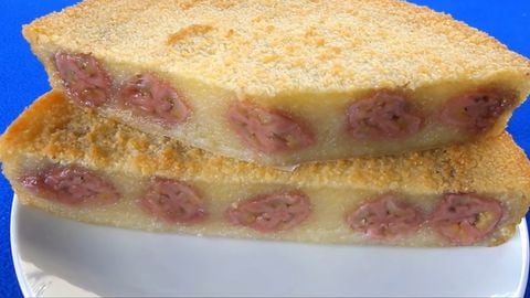 Cách làm bánh khoai mì chuối nướng thơm lừng, dẻo ngọt cực đơn giản hấp dẫn