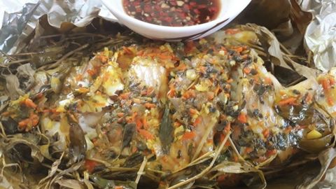 Cách làm cá diêu hồng nướng rau răm thơm ngon đổi vị bữa cơm nhà