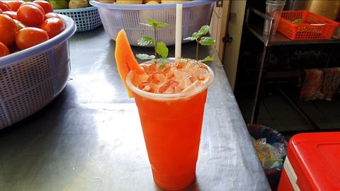 2 cách làm nước ép đu đủ ngọt thanh lạ miệng tốt cho sức khỏe