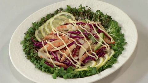 Cách làm salad táo với tôm giòn ngon, thanh mát, cực kỳ hấp dẫn