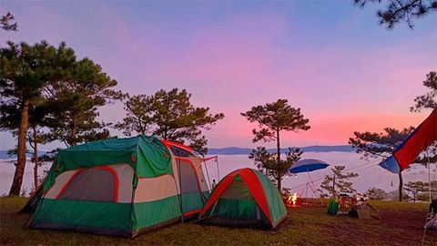 9 địa điểm cắm trại an toàn ở Đà Lạt, view cực đẹp