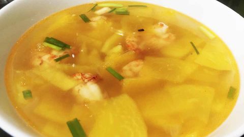 Cách nấu canh đu đủ nấu tôm tươi ngọt mát đổi vị cho bữa cơm gia đình