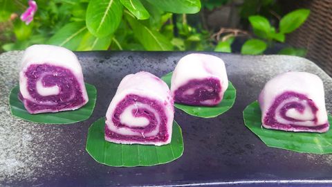 2 Cách làm bánh khoai lang tím cuộn thơm ngon, đẹp mắt, ai cũng có thể làm