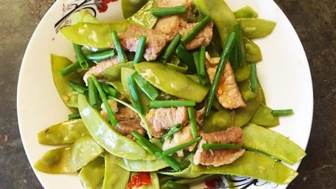 Cách làm đậu ván xào thịt heo đơn giản chỉ với vài bước thực hiện